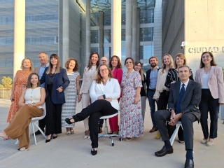 En la imagen, los seleccionados para las direcciones de los servicios comunes y jefaturas especializadas en Cartagena, Lorca, Murcia, la Audiencia Provincial y el Tribunal Superior